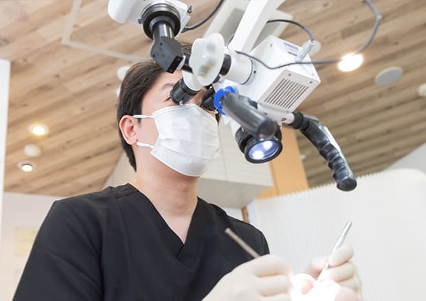 マイクロスコープによる精密審美治療